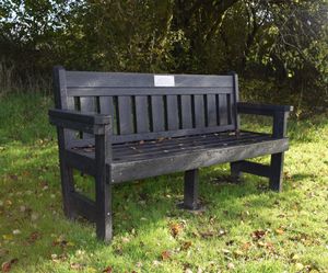 Langland - recycled plastic bench