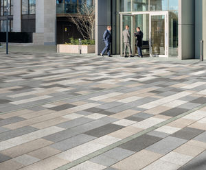 Modal X - concrete block and sett paving