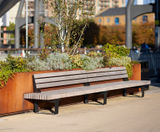 Seating and planter system for ExCeL London at Royal Docks - on this page