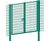 Protek 656 & 868 - twin-wire mesh security gates 0
