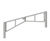Swing Barrier Gate - steel manual gate for access control 2