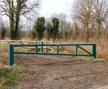 Swing Barrier Gate - steel manual gate for access control