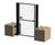 SiteGard - single leaf mesh temporary pedestrian gate 1
