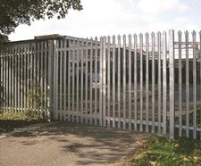 Protek Palisade Gates - steel security gates for perimeter fencing
