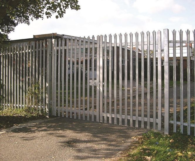 Protek Palisade Gates - steel security gates for perimeter fencing