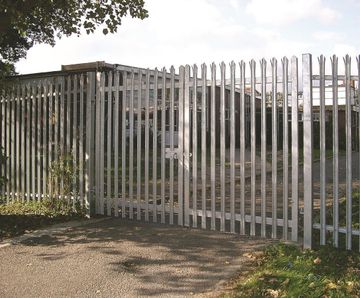 Protek Palisade Gates - steel security gates for perimeter fencing