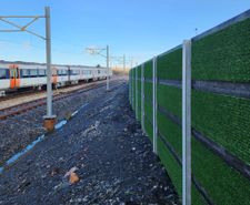 World’s First Carbon-Neutral Noise Barrier for Rail