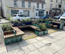 Modular parklets for public spaces