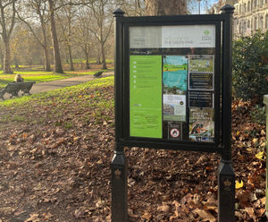 External noticeboards for the Royal Parks of London