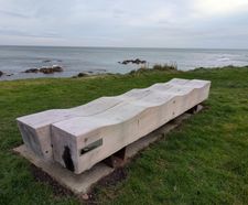 Bespoke benches for 'From Mountain to Sea' covid memorial - Aberdeenshire