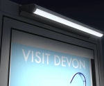 Solar Case - solar-powered outdoor aluminium LED noticeboard