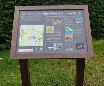 Glass reinforced plastic (GRP) interpretation signage