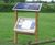 Oak lectern-frame Interpretation Panels - outdoor educational park signs 4