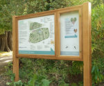 Oak interpretation panels for outdoor spaces