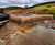 Concrete filled bagwork helps create bridge access route to woodland 6