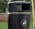 Wharfe - recycled plastic litter bin (120 litre) 0