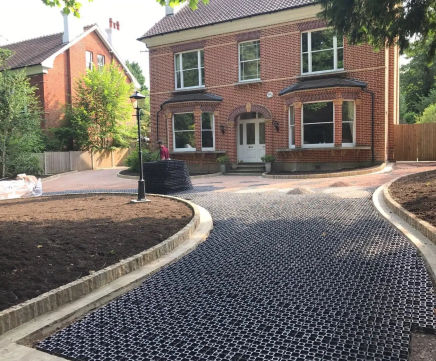 SureCell - recycled plastic interlocking base for paving and driveways