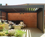 Raaft Pergola - aluminium and timber modular rooftop terrace shelter