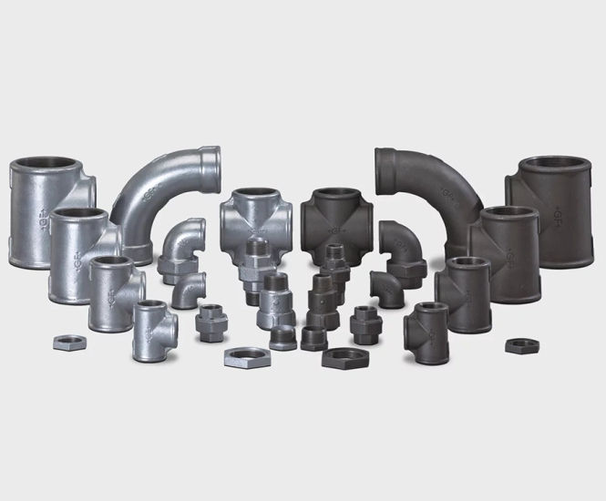 Malleable Cast Iron Fittings - pipe connectors for water and gas systems