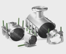Multi/Clamp - stainless steel pipe repair clamp for all pipe materials
