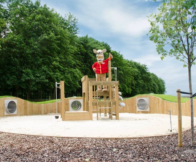 Bespoke children's play area for flagship racecourse