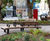 RailRoad seating for open space at Connaught Village Green, London 1