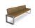 Elements® - customisable outdoor seating with picture frame ends 6