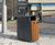 Arca - modular outdoor litter bins, steel or timber cladding 1