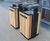 Arca - modular outdoor litter bins, steel or timber cladding 3