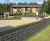 Wall-top and gabion-mounted timber seating 10