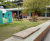 Wall-top and gabion-mounted timber seating 9