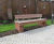 Wall-top and gabion-mounted timber seating 18