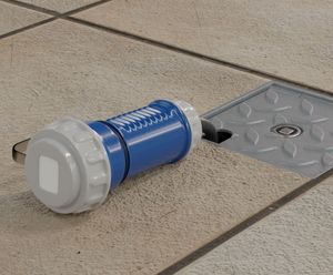 Flybox - retractable power supply unit for large indoor spaces