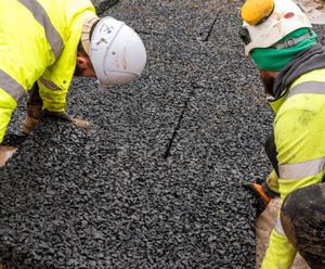 Modular Drainage Systems for civil engineering - recycled rubber panels