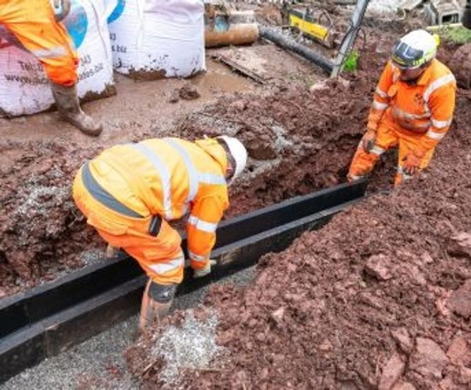Modular Drainage Systems for Rail - recycled rubber drainage panels & mats