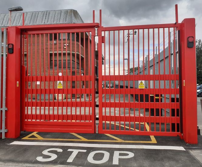 FoldGuard RCS - impact tested, automatic bi-folding gate (PAS 68)