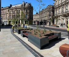 Custom high street planters