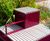 Custom steel planters with hardwood seating 14