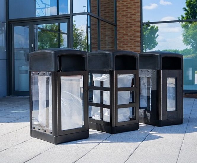 Protection & Premises Compliance... Origin® Transparent Security Bins