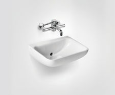 Contour 21+ 50cm Back Outlet Washbasin