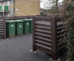 Recycled plastic bin bays for Southampton City Council initiative