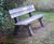 Recycled Plastic Porto Bench - recycled plastic outdoor park seating 3