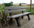 Recycled Plastic Porto Bench - recycled plastic outdoor park seating 0