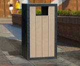 Jupiter - 70 litre recycled plastic litter bin - on this page