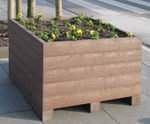 Rotterdam Planter - recycled plastic outdoor box planter