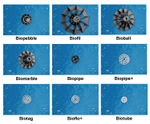 Random plastic filter media for biological wastewater treatment