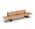 Mettro timber street furniture specified for Alton Gateway 2