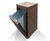 Heavy-duty recycled plastic covered public litter bin (100 litre) 3