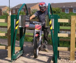 K Barriers - effective motorcycle access control