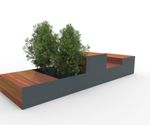 Puczynski Parklet 21 04 19 - street furniture with integrated planting